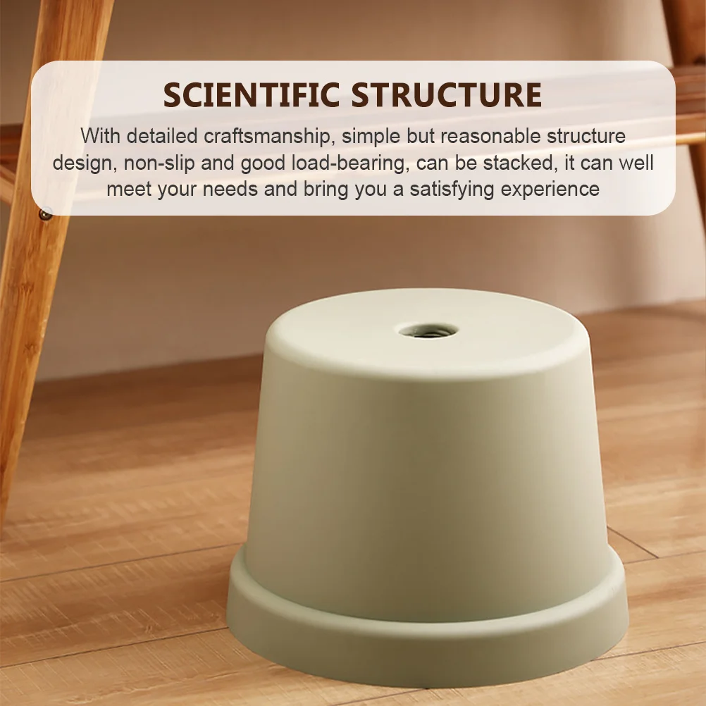 

Plastic Stool for Kids Anti-Skid Sturdy Compact Design Non- Lightweight Easy to Move Versatile Usage Children Stool