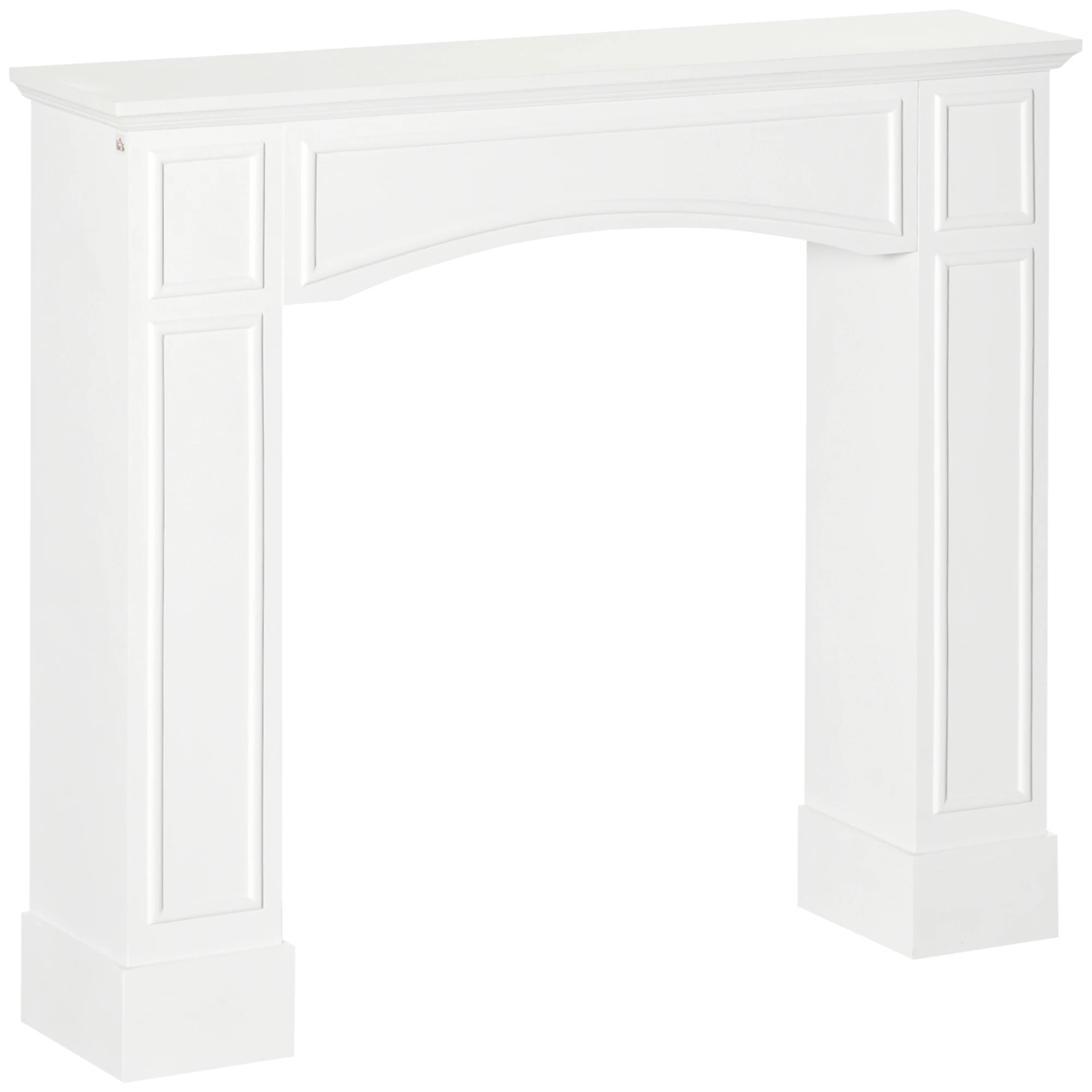 Modern Fireplace Mantel, Surround Mantels for Fireplace with Decorative Pattern Interior Width 29
