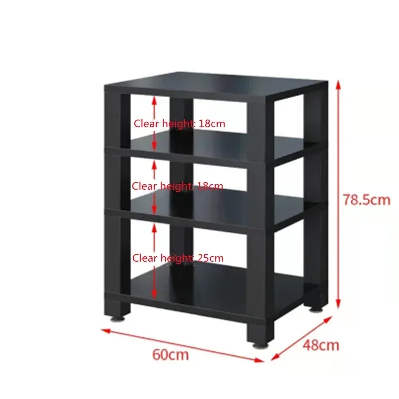 

DK-05 Power Amplifier Rack Power Amp Cabinet Rack 1/2/3/4 Layer Audio Equipment Rack Solid Wood KTV Metal Iron Cinema