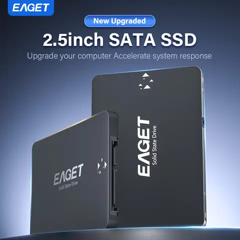 EAGET S205 2,5 Polegadas SATA III SSD Interno Unidade de Estado Sólido 128GB 256GB 512GB 1TB para Laptop Desktop PC