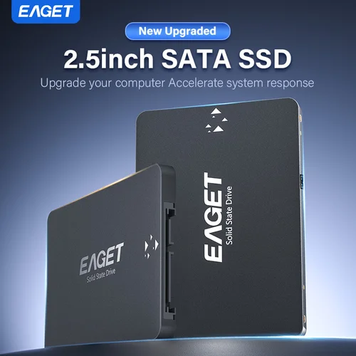 Imagen 1 del producto Unidad de Estado Sólido Interna EAGET S205 SATA III de 2.5 Pulgadas, 120GB, 240GB, 480GB para Computadora Portátil y de Escritorio