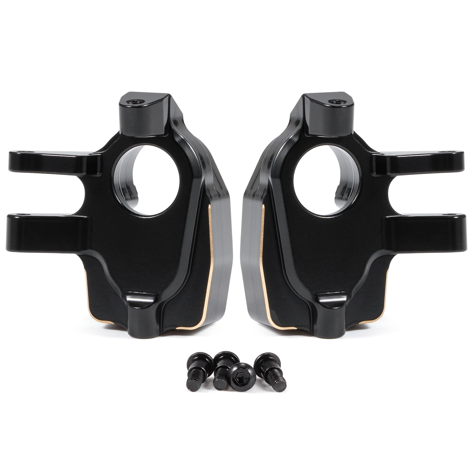 真鍮製キャプラステアリングナックルポータルカバーウェイトセッ - Portal Axle Metal Set Scx10 のレビューと価格