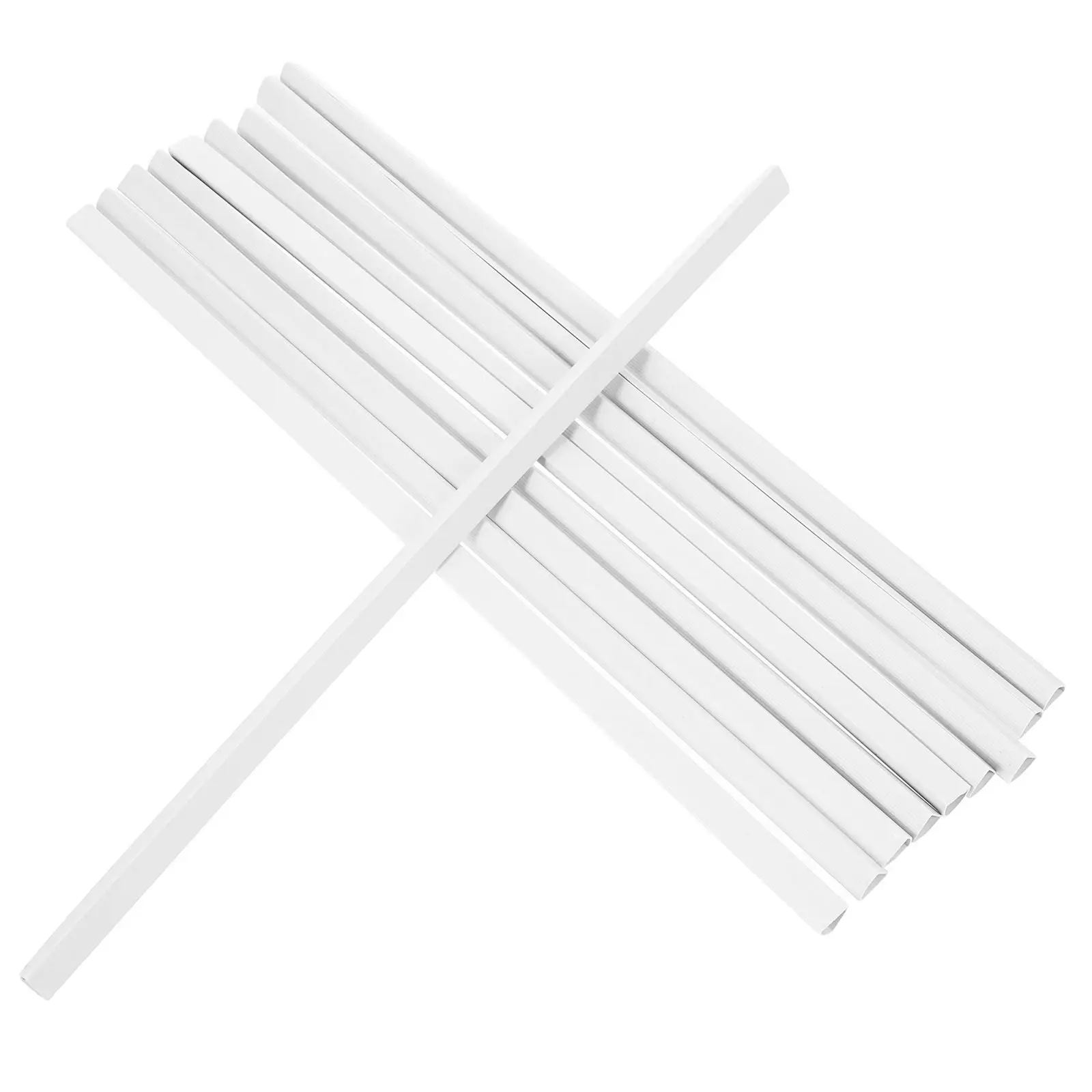 

10Pcs Plastic Slide Grip Binding Bars for Loose Leaf Notebooks DIY Document Organization Files Storage Clamp Report Cover Fixing