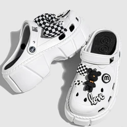 Niedliche Bären loch Schuh Charms Set Schuhe Dekoration Zubehör für Mädchen Jungen Kinder Frauen dekorative Schuhs chnalle