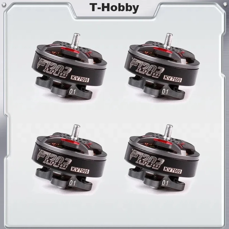 T-HOBBY F1203 7000kv 2-3s Lipo Ultralight Brushless Motor 1.5mm Shaft, Suitable for Rc FPV 2/2.5/3-inch Free Travel Speed Drone