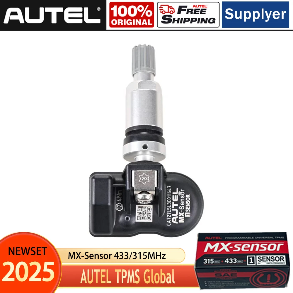 Pigments de capteur de pression TPMS d'origine, outil universel, programme MX Sensor, 2 en 1, 315 MHz, 433MHz, AUnickn508TS, 601TS, 808TS, 906TS