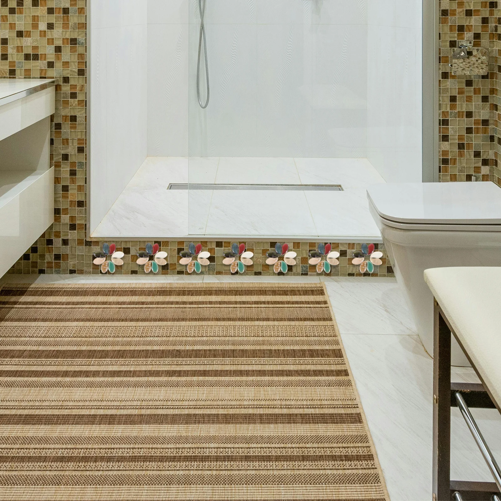 

1Set Ceramic Mosaic Tiles Bright Color Irregular DIY Tiles for Craft Projects Cards Frames Vases Crafts Supplies