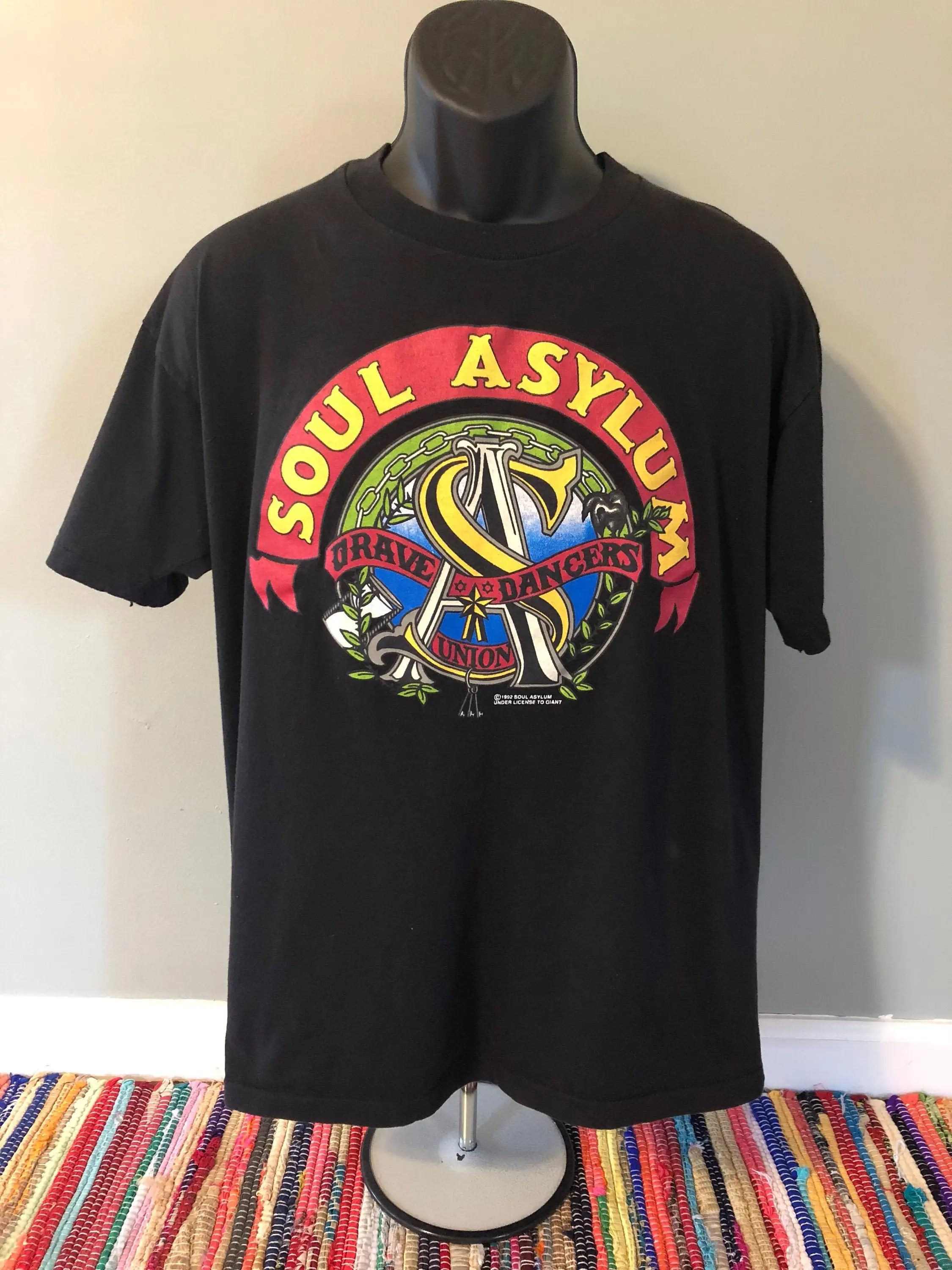 1992 Soul Asylum Tour T Shirt Vintage 90s Concert Band Grave Dancers Union Grunge Alt Rock Punk Runaway Train Music Album