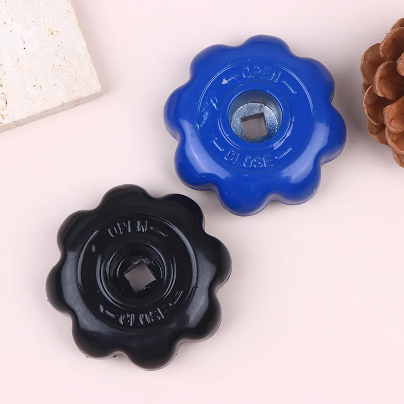 Aluminum Outside Hose Bib Replacement 8MM Square Hole Round Wheel Handle Cylinder Valve Gas Valve For Industrial Stove Types image 5