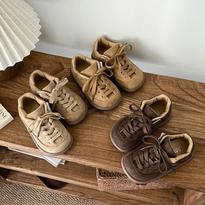 

Children Casual Shoes for Girls Boys 2025 Autumn Winter New Fashion Korean Style Soft Bottom Anti-slippery Versatile Baby Shoes