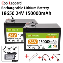 New 18650 24V 150Ah Lithium Ion Battery,for Tricycles,Led Light Electric Boats,Remote Control Toys Household Appliances Battery