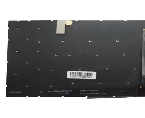 For MSI Crosshair 15 Crosshair 17 V203222PK1 UI Laptop Monochrome Backlit Keyboard Limited Edition English US Black No Frame New