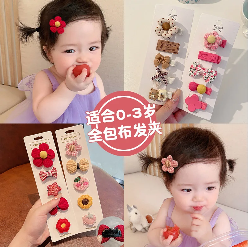 Cute Baby Hair Clip Baby Does Not Hurt Hair Clip Children's Hair Accessories Girls Side Bangs Hair Clip Headdress. image 2