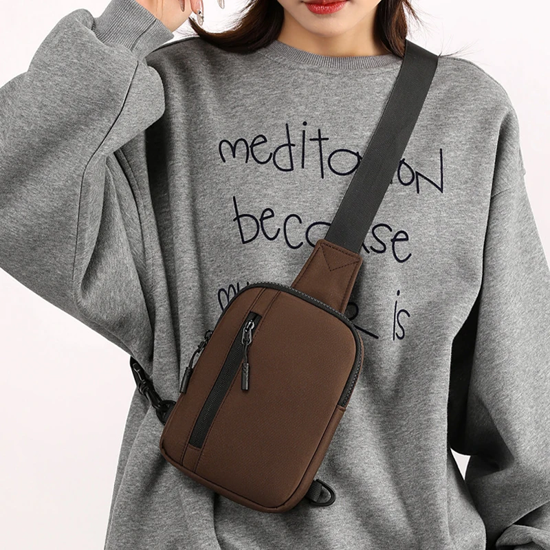 

Оксфордская нагрудная сумка, водонепроницаемая многофункциональная сумка унисекс для путешествий на открытом воздухе, бега, езды на велосипеде, сумка через плечо для телефона