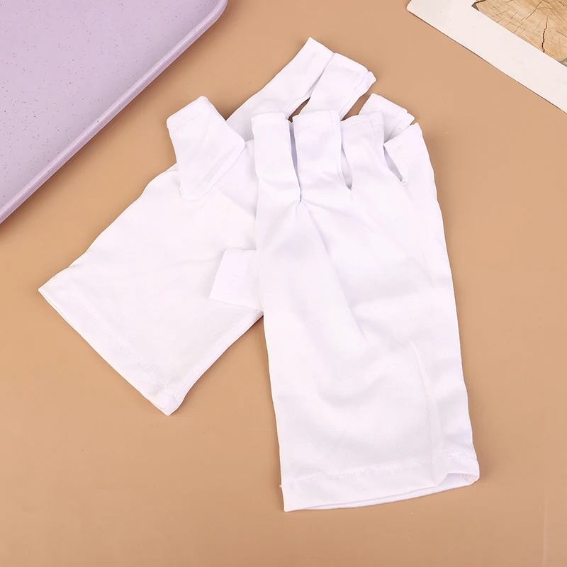 1 paar Nail art Handschuh UV Schutz Handschuh Anti UV Strahlung Schutz Handschuhe Schutz Für Nail art Gel UV LED lampe Werkzeug