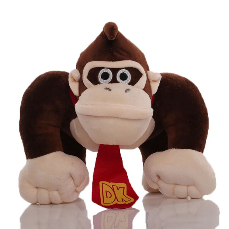 

24cm Donkey Kong Plush Toys Anime Cartoon Soft Stuffed Plush Toy Animal Monkey Dolls for Children Birthday Christmas Party Gifts