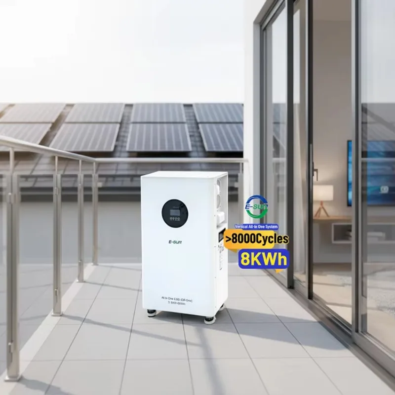25.6V 3.6KW 8KWH All in One Solar Power Inverter and Battery 5KWH Lifepo4 Lithium Ion ESS Home Energy Storage Charging System