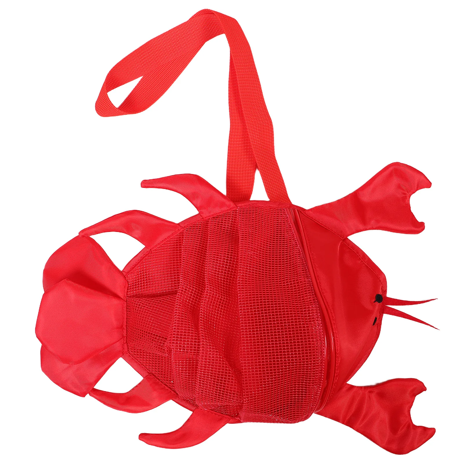 

Lobster Design Beach Mesh Lightweight Shell Storage Tote Toddler Pool Vacation Essentials Easy Clean Cartoon Shelling Bag