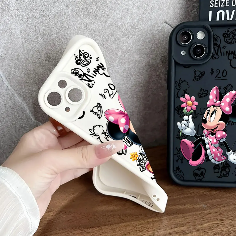 Disney Minnie Mouse Phone Case for Samsung Galaxy S22 Plus S21 S24 Ultra S20 FE S23 FE Note 20 Ultra S23 Ultra Soft Cover