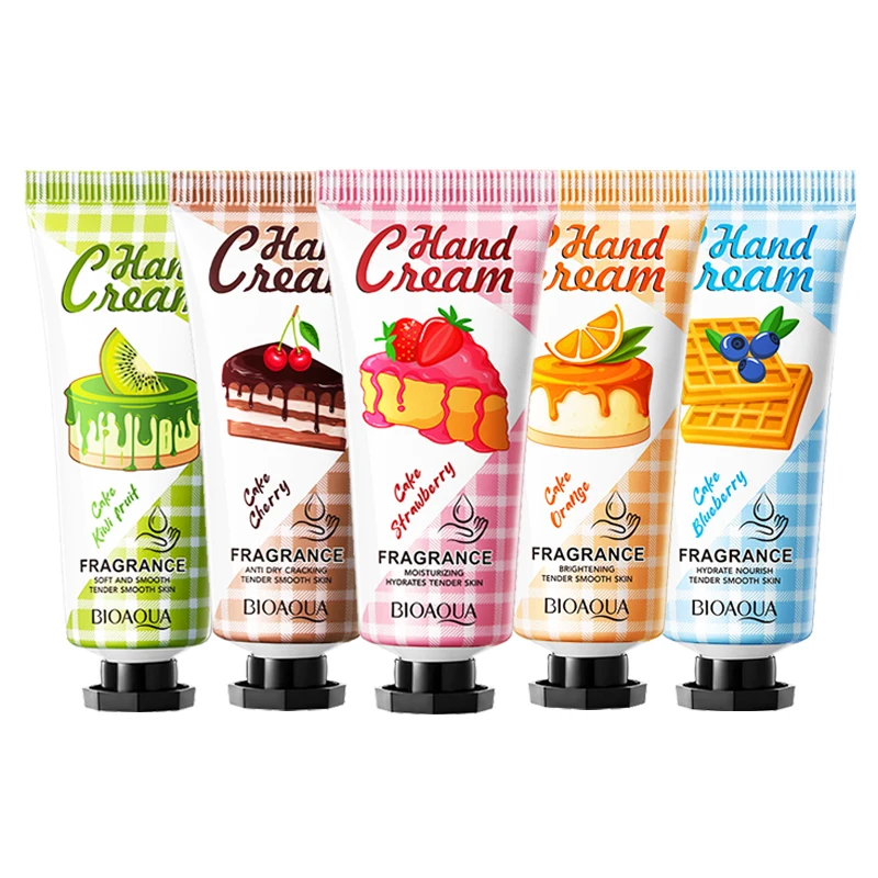 

BIOAQUA Fruit Moisturizing Hand Cream Jasmine Scent Nourishing Hydrating Dry Hands Repair Softening Daily Skin Care