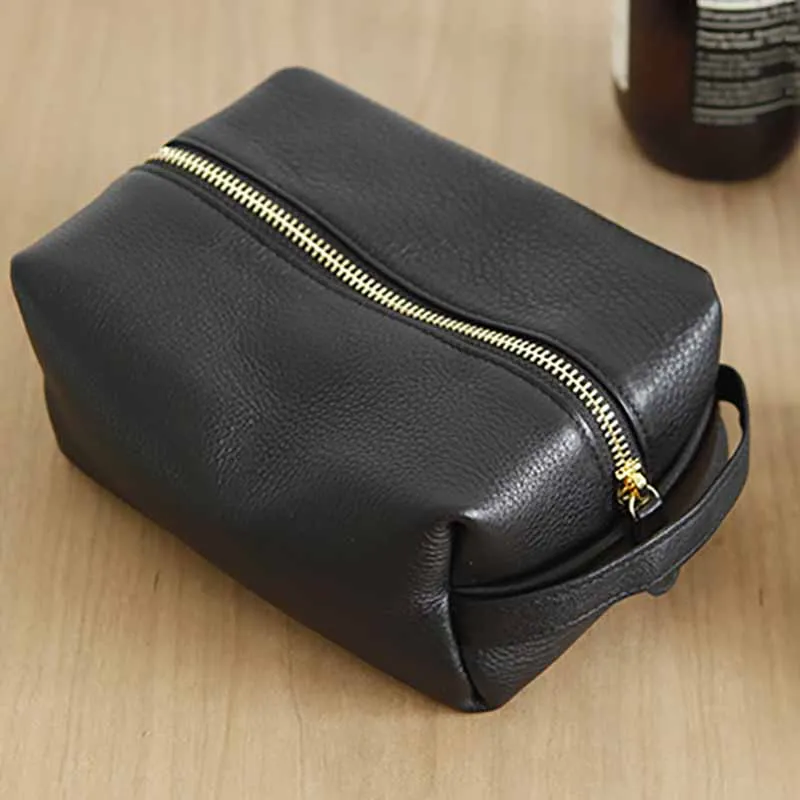 

Leather Luggage Storage Bag Portable Womens Men Large Capacity Storage Bag Makeup Personalized Mala De Viagem Outdoor Products