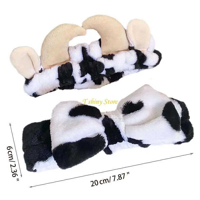 n58f 탄성 발견 된 bowknot headbands 소녀 귀여운 동물 혼 헤어 밴드 헤드웨어