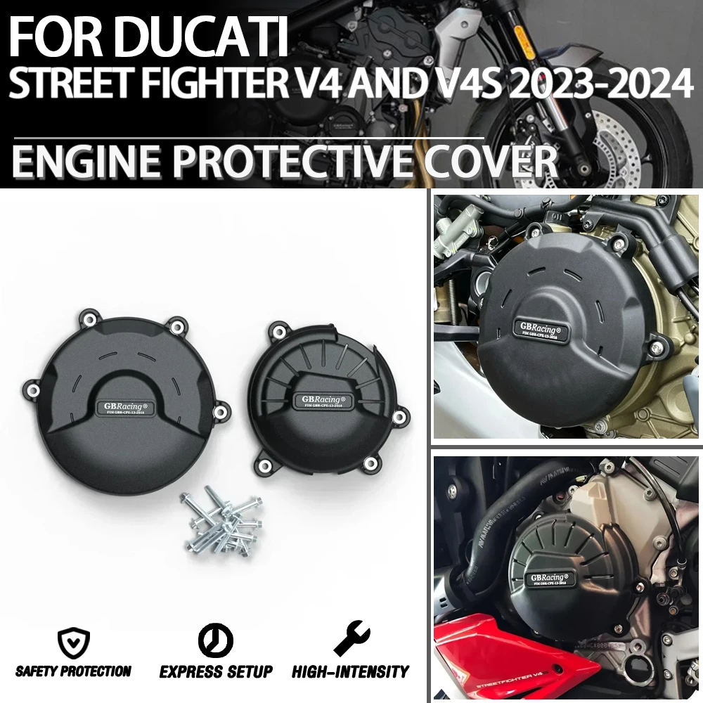 

Для Ducati Street Fighter V4 и V4S 2023-2024 GB гоночный мотоцикл модификация двигателя защитный чехол аксессуары