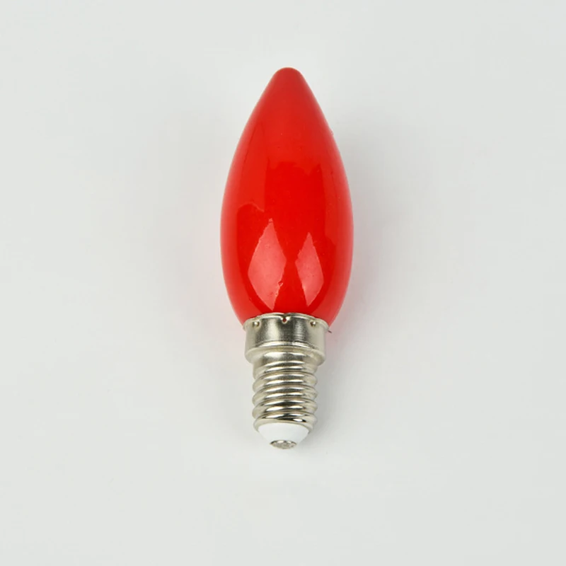 1PC LED altar bulb E12/E14 Red candle Buddha lamp Temple decorative lamp Buddha bead decorative lamp