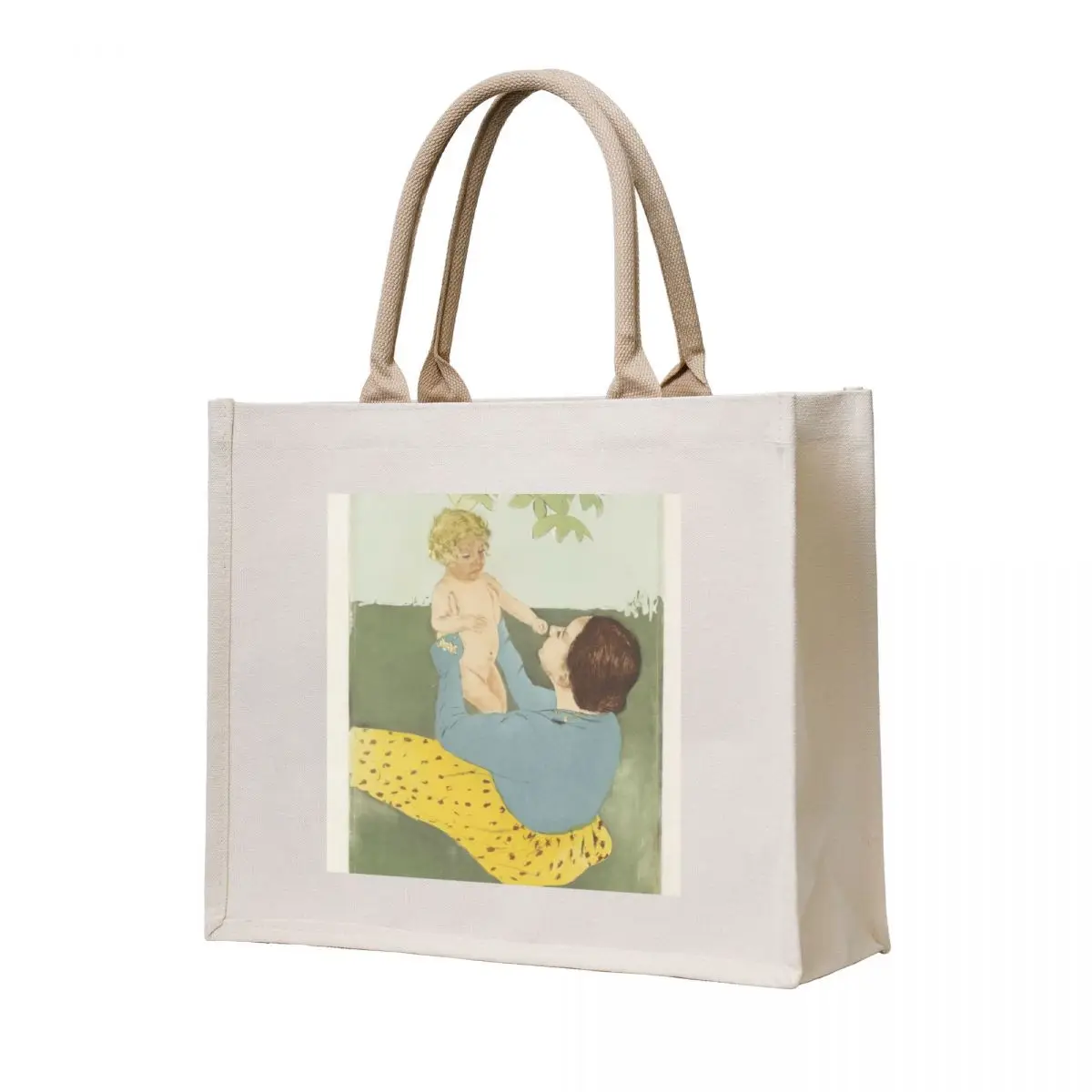 

Under the Horse-Chestnut Tree By Mary Cassatt Tote Bag shopping bag logo Reusable bags great bag