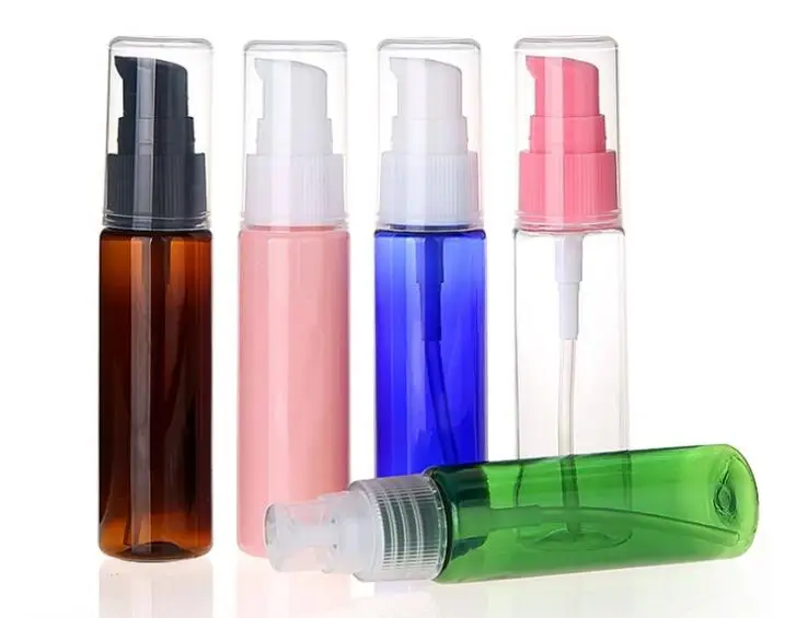 

30ml PET Plastic Lotion Bottle Make Up Containers 100pcs/lot Travel Empty Powder Pump Cosmetics Refillable Bottles