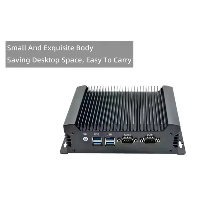 Mini PC Intel senza ventola i3/i5 DDR4 Dual LAN Rete wireless 256 GB Mini host per computer industriale