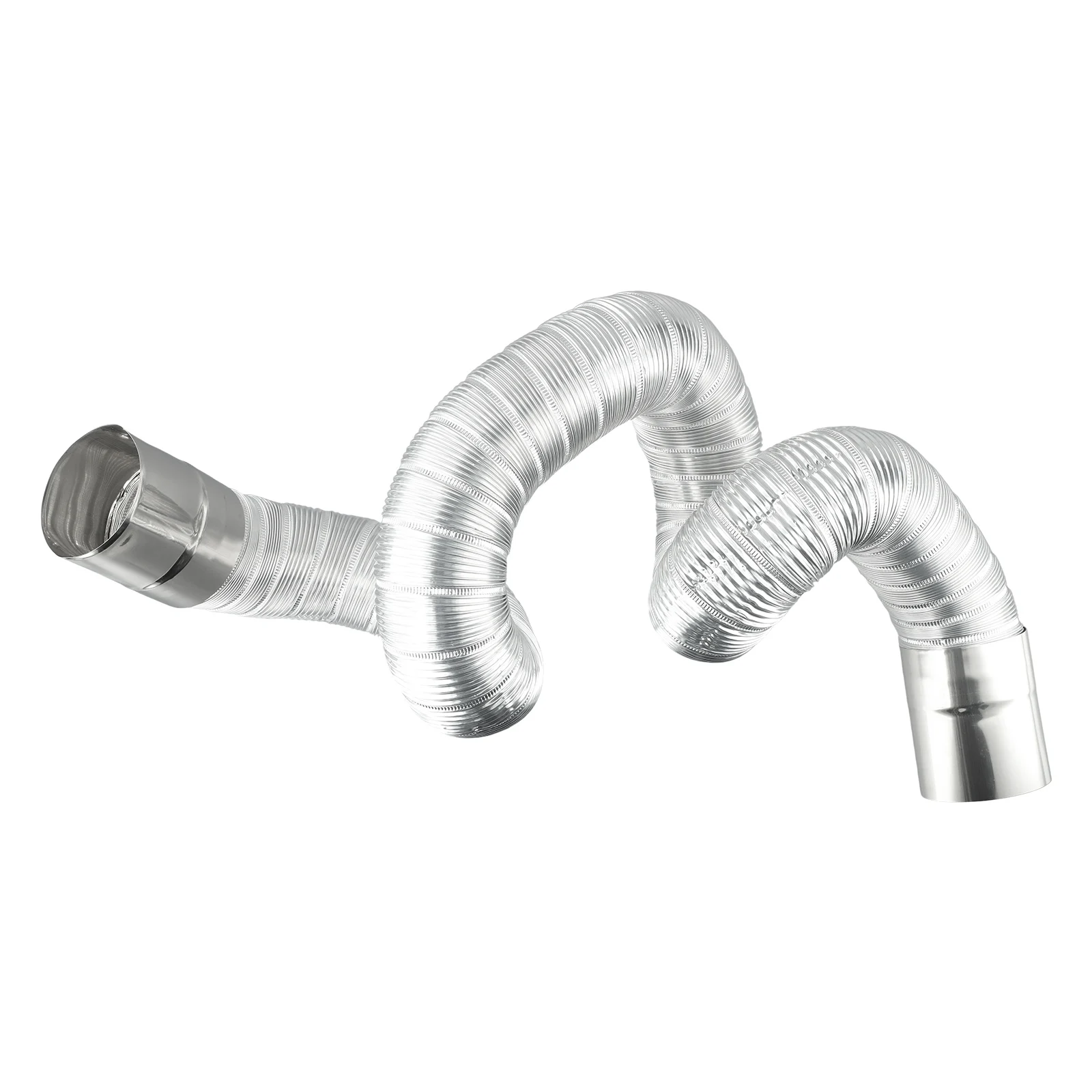 Stainless Steel Wood Stove Chimneys 0.65-1.5 Meters Multi Flue Stove Pipe Wood Stove Pipe Home Improvement High Quality