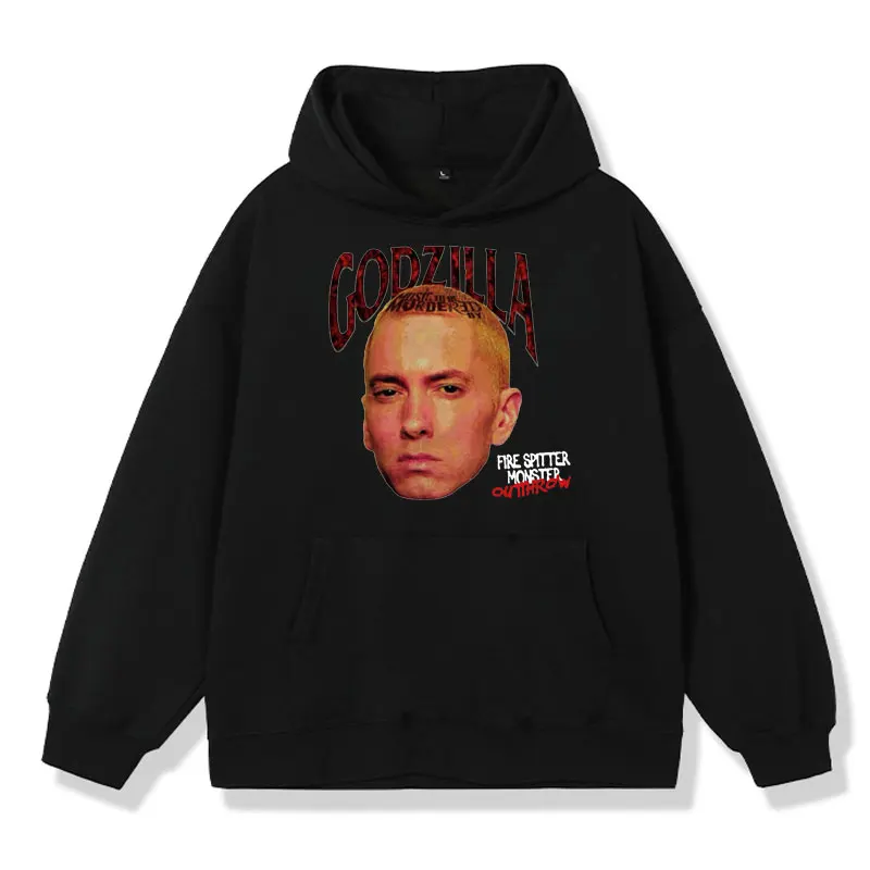 

Hip Hop Eminem Hoodies Male Fashion Vintage Style Sweatshirts Men Women Oversized Streetwear Fall Long Sleeve Fleece Pullover