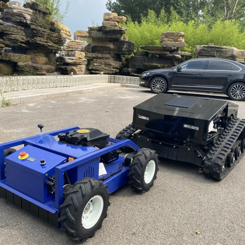 

Customized Factory Sales Flail diesel Reel Atv Blade Smart Rotary Remote Control Wheeled Lawn Mower Slope Garden