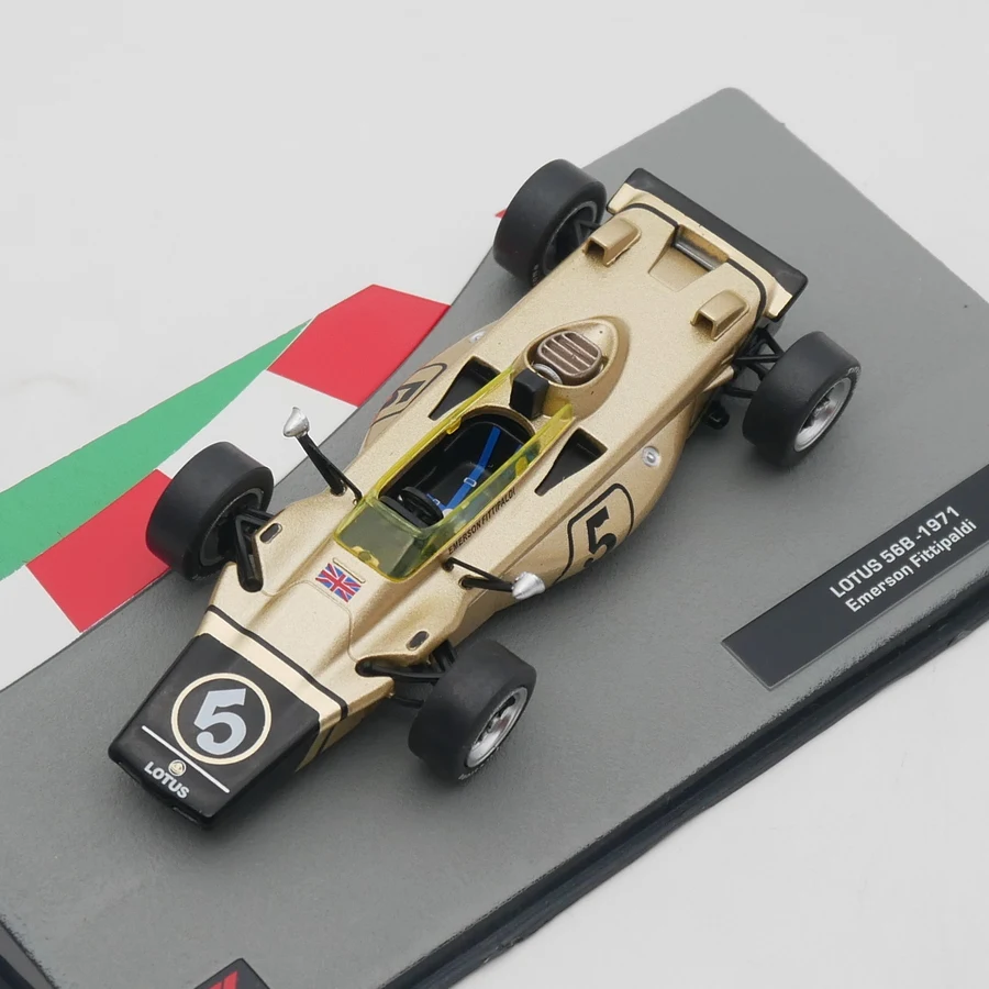 Ixo 1:43 Racing Lotus 56B 1971 Emerson Fittipaldi Diecast Car Model Metal Toy Vehicle