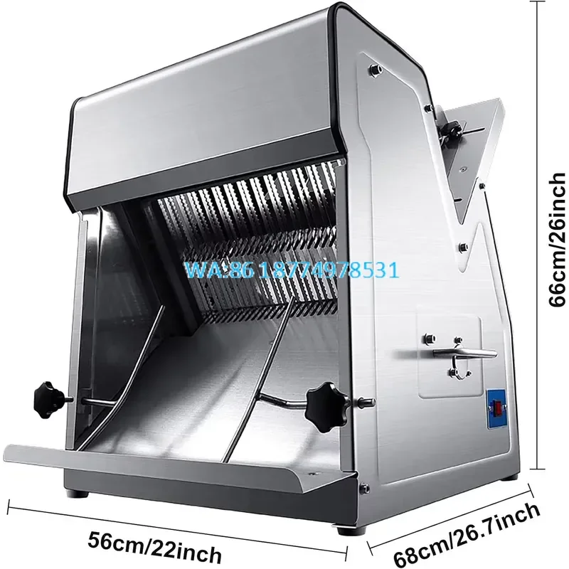 Wmwmnu for Cost-effective 31 Blades Professional Adjustable Thickness New Portable Commercial Bread Slicer for Bakery