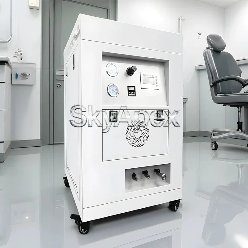Box Type Dental Special Air Pump Automatic Oil Free Silent Mobile High Pressure Air Compressor Dental Chair Medical