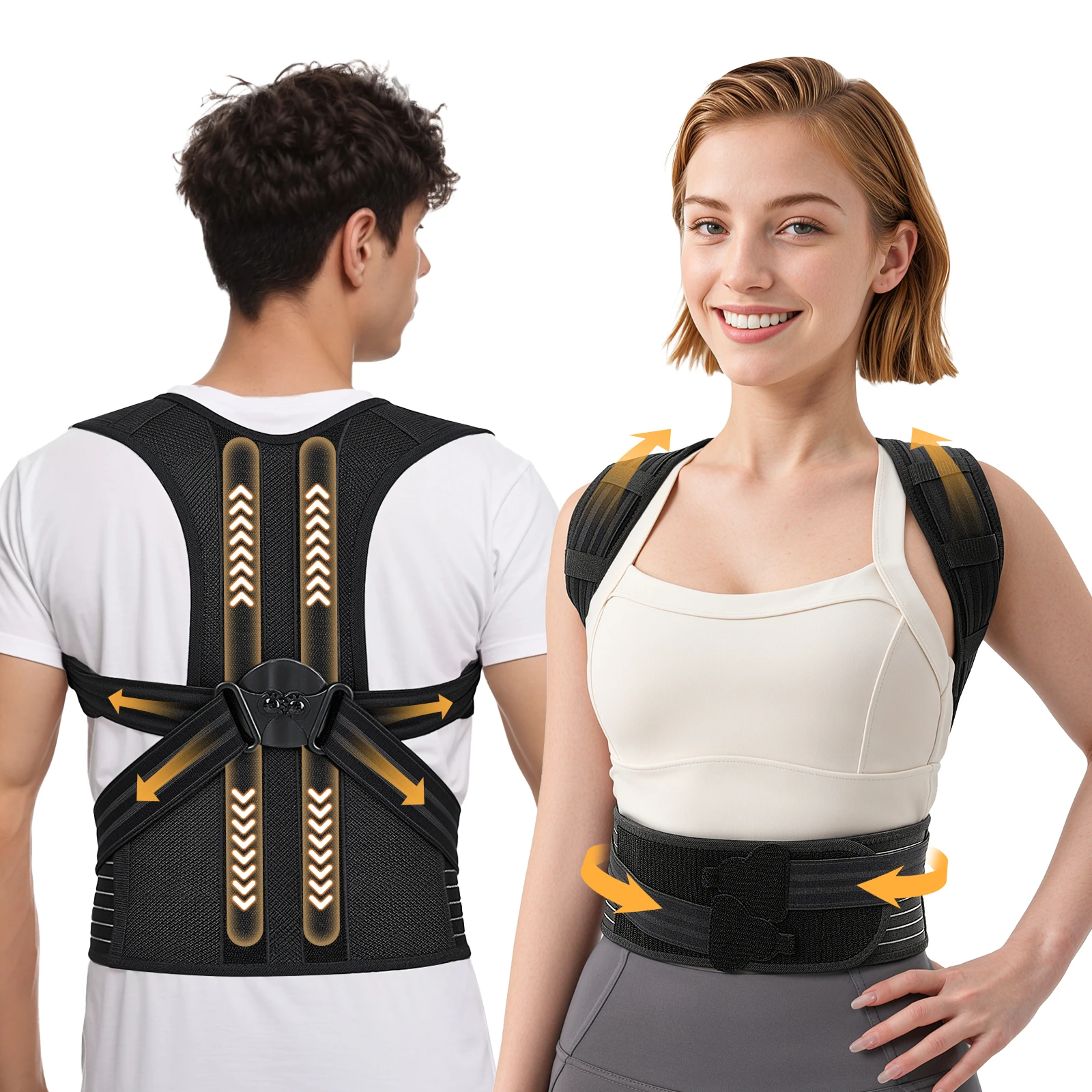 Cofoe Waist Back Brace Straightener Posture Corrector for Scoliosis Hunchback Correction Spine Corrector Back Posture Corrector