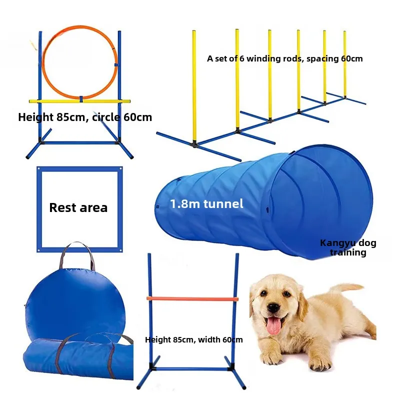 Dog training equipment Pet obstacle course props Trainer Pet sports equipment