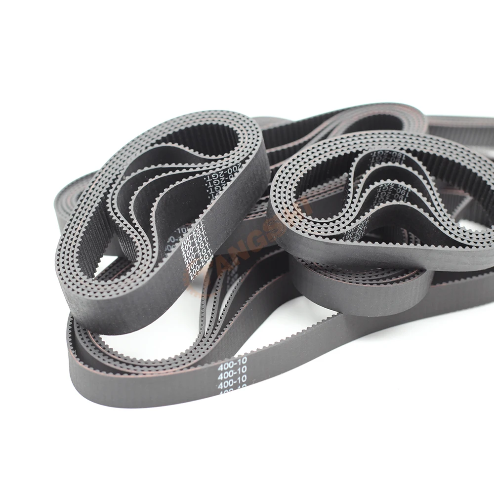 2GT Rubber Closed Loop Timing Belt Width 6mm Perimeter 168~268mm GT2 3D Printer Synchronous Belt Parts 2GT-180 2GT-188 2GT-228