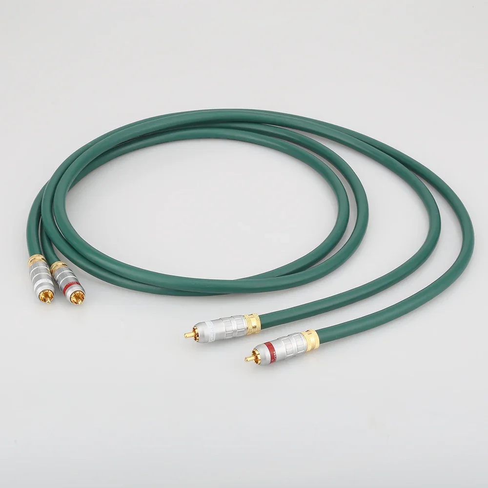 Audio Grade HIFI RCA Audio Cable Pure Copper Interconnect Cable for Superior Sound Quality
