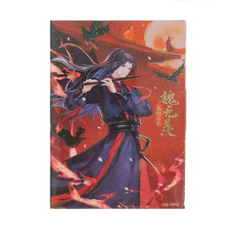 Genuine Chen Qing Ling Mo Dao Zu Shi Wei Wuxian Lan Wangji SSP/ISP/FP/TR/RR/CR Single Sheet Full Set Boys Girls Collection Card