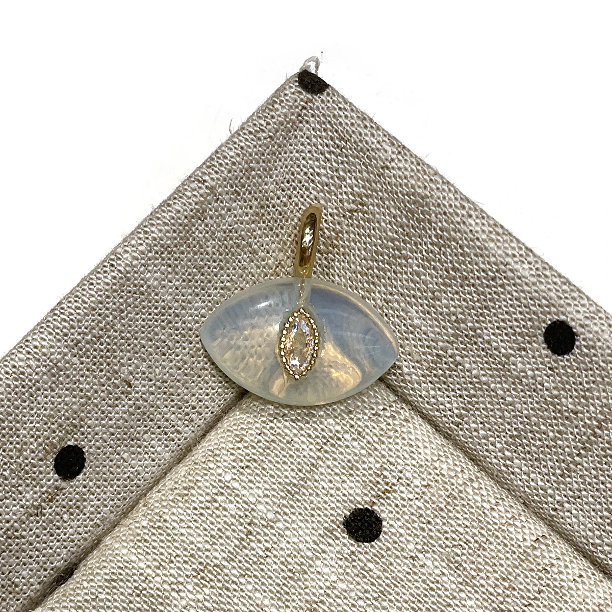 Halskettenanhänger Naturstein Diamantanhänger 20x20mm für Schmuckherstellung DIY Halskette Armband Ohrringe Zubehör – Detail 3