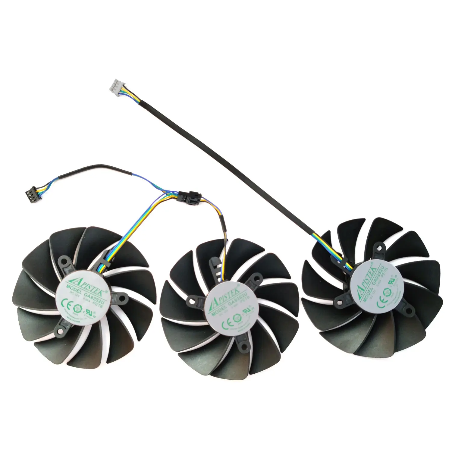 NEW CF9015H12S GA92S2U RTX 3080 3080TI 3090 Trinity GPU Fan，For ZOTAC RTX 3090 3080 Trinity、RTX 3070 Video card cooling fan