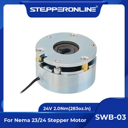 Electromagnetic Brake 24VDC 2.0Nm 5000RPM Max Speed for CNC Nema 23 & 24 Stepper Motor