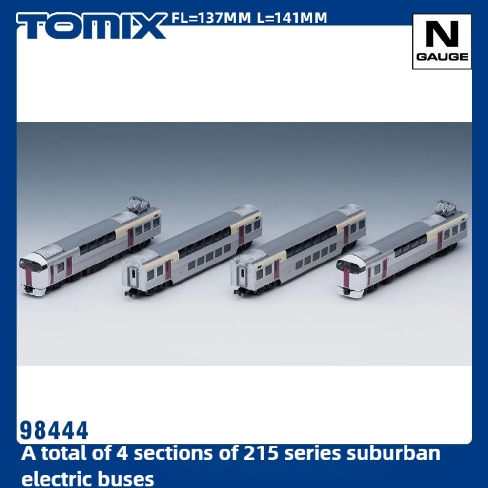 

TOMIX N-тип, масштабная модель поезда 1/160, серия 215, набор из 4 кареток для пригородного электропоезда, коллекционный предмет, игрушка для мальчика, подарок