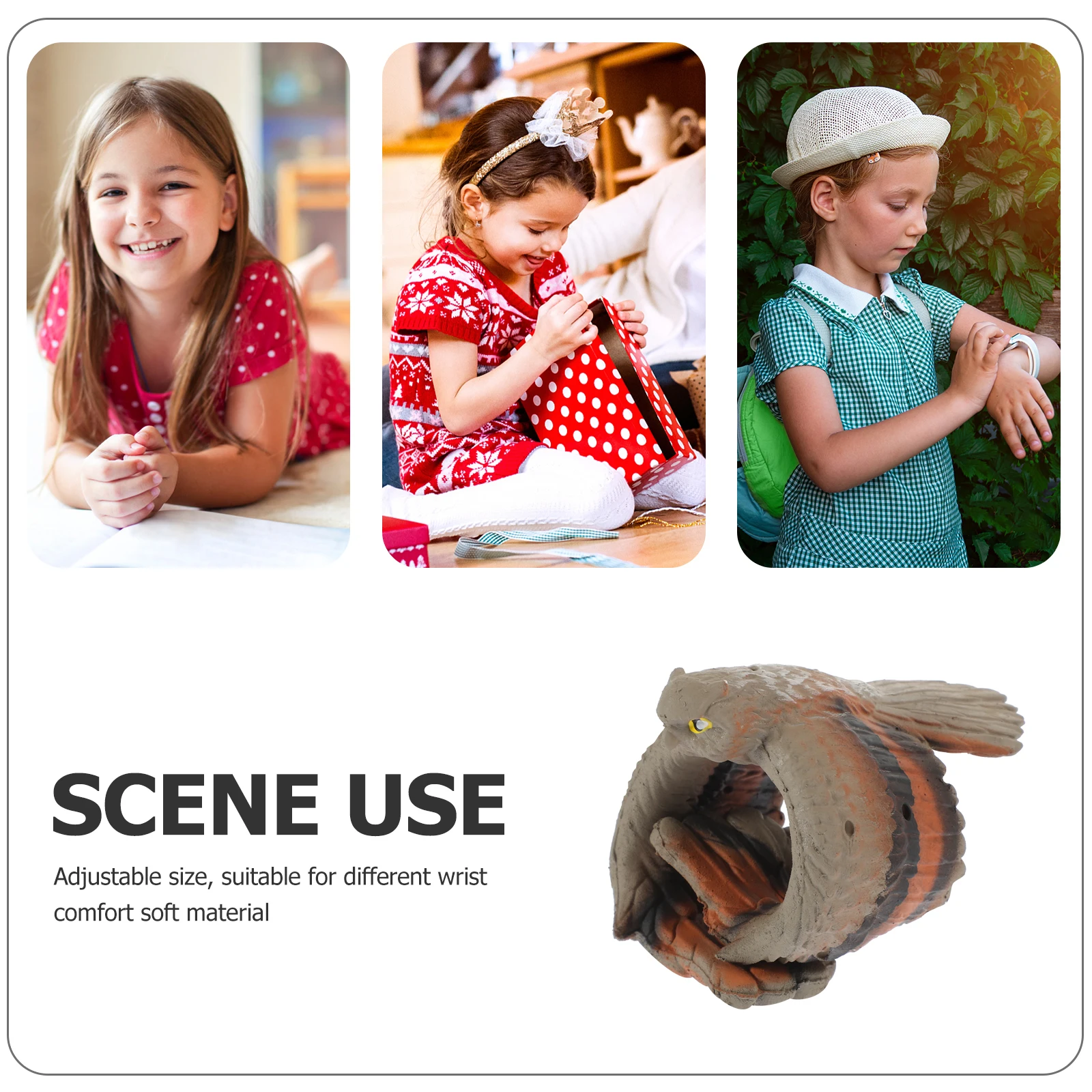 TPR製フレキシブル漫画動物ラブリーリストバンドおもちゃストレス解消ギフトサークルブレスレット