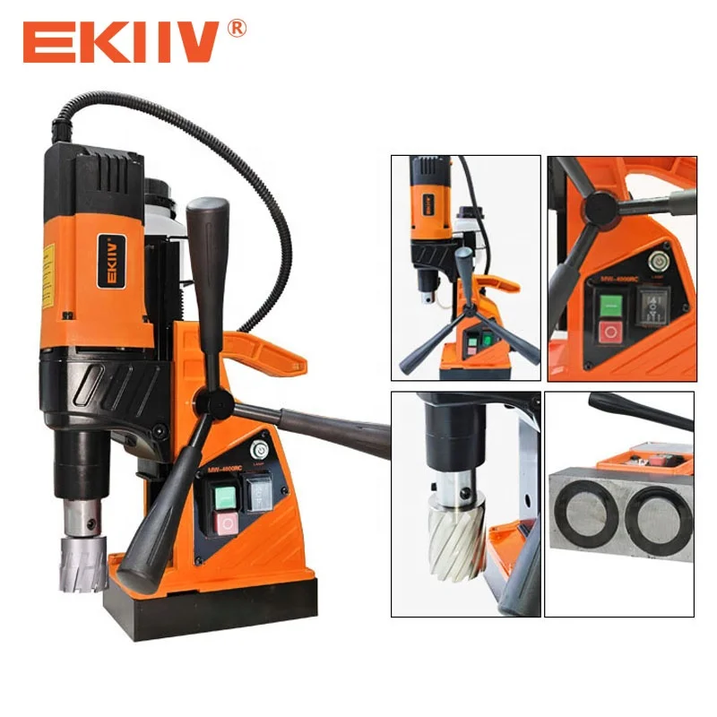 EKIIV Precision MW-N4000RC Magnetic Core Drilling Machine 12-40mm Cutter Diameter for Professional Fabrication