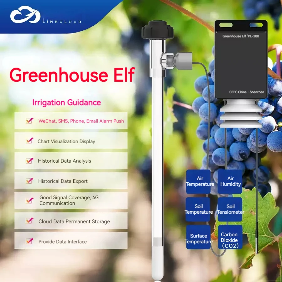 Water Soil Potential Sensor Smart Agricultural Irrigation Monitoring Soil Tensiometer for Farm Greenhouse