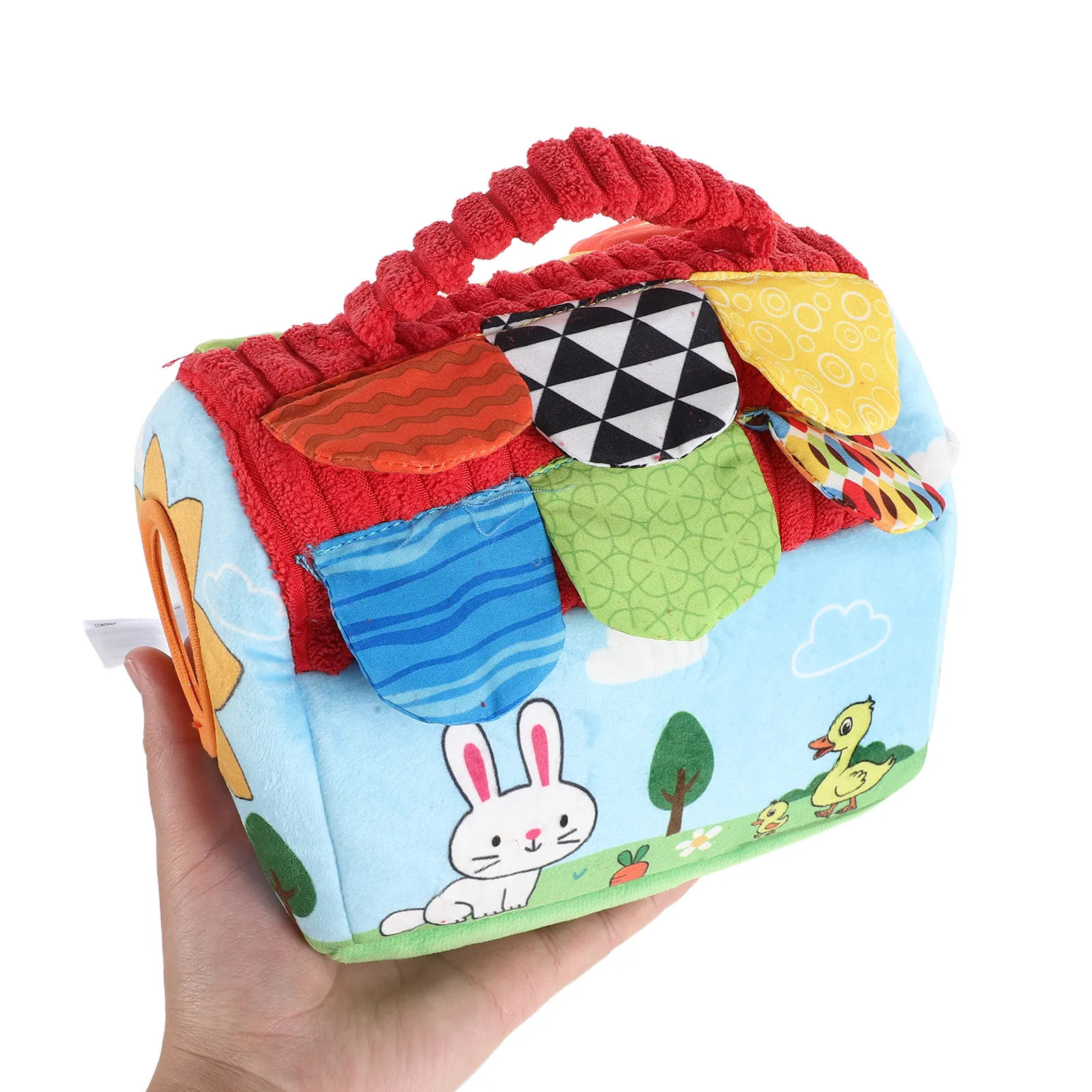 

Набор мягких плюшевых игрушек-животных для сенсорных игр с мини-банкой с медом, портативным контейнером для хранения и шуршащей бумагой, для детских праздников